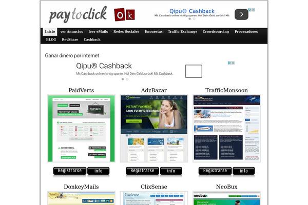 paytoclickok.com site used Fantastic