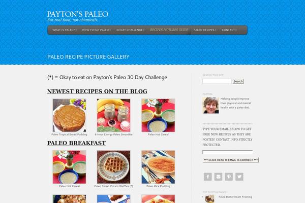 Feather theme site design template sample