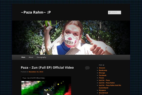 Twenty Eleven theme site design template sample