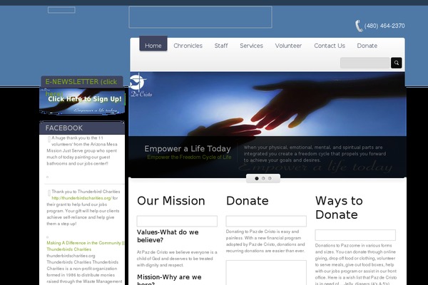 pazdecristo.org site used Freely