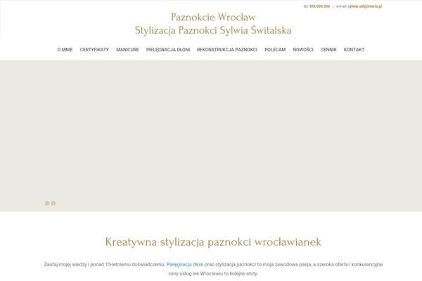 Site using WPFront Scroll Top plugin