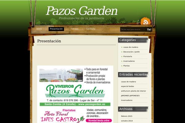 Hanging theme site design template sample