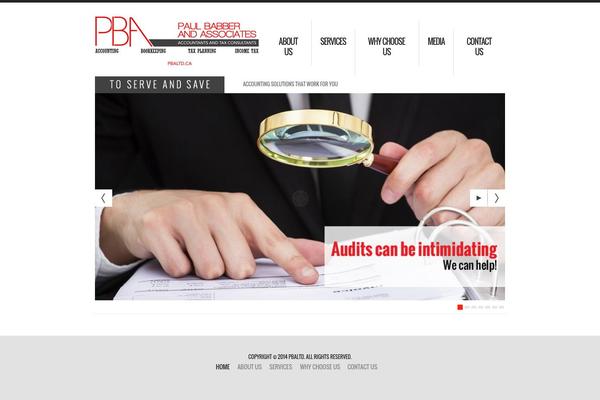pbaltd.ca site used Theme1763