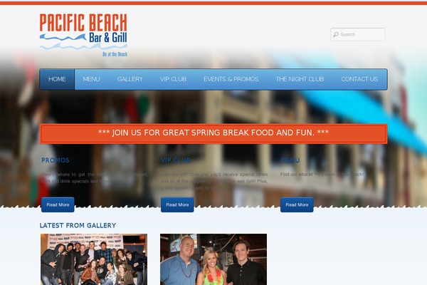 Tisa theme site design template sample