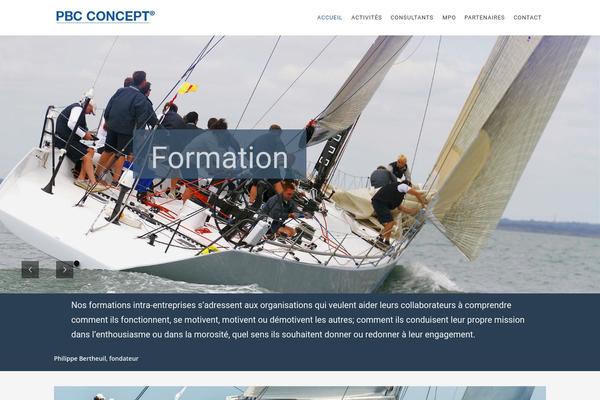 Zad theme site design template sample