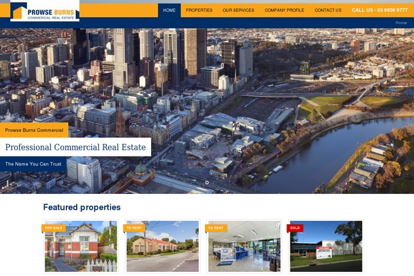 pbcommercial.com.au site used Real-estate-pro