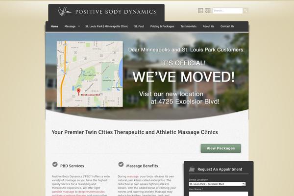 Wellness theme site design template sample