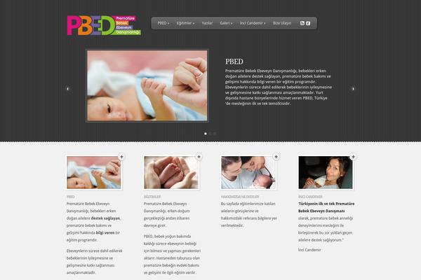 Feather theme site design template sample