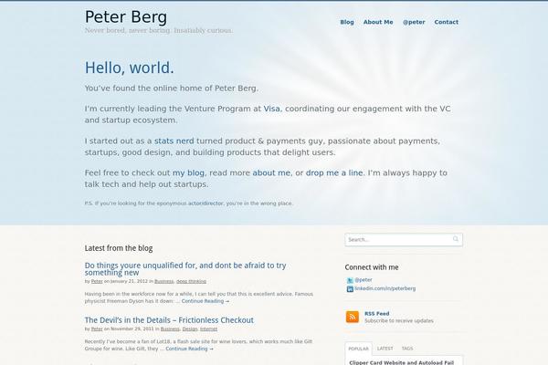 pberg.com site used Biznizz