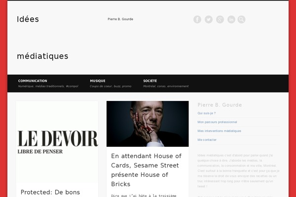 WordPress website example screenshot