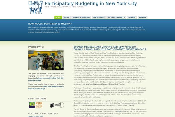 pbnyc.org site used Wp-nycc