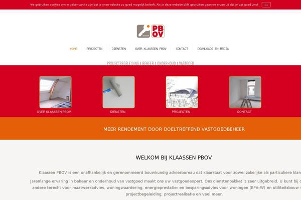 Constructo theme site design template sample