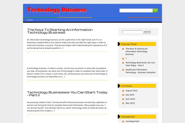 Arb theme site design template sample