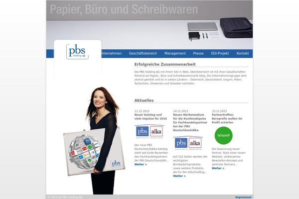 Pbs theme site design template sample