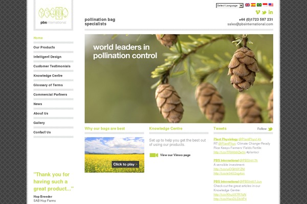 pbsinternational.com site used Pbs