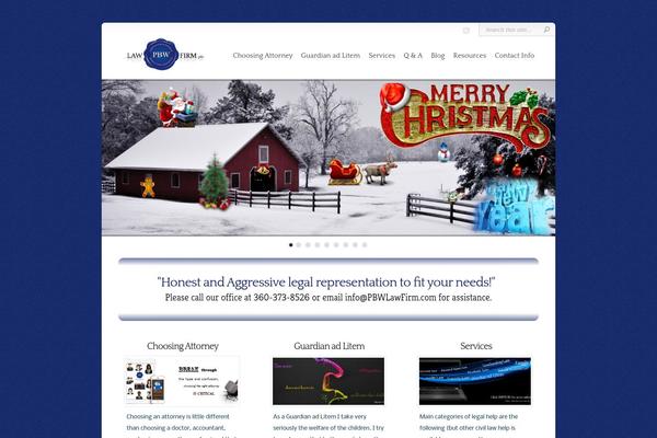 Chameleon Child theme site design template sample
