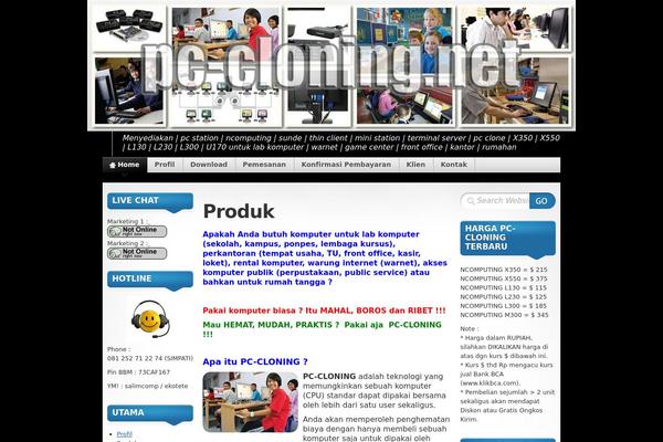 Pcc theme site design template sample