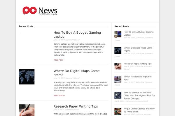 Lightly theme site design template sample