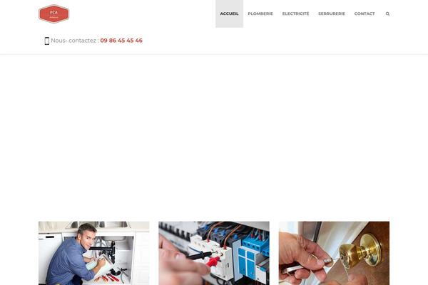 Construct theme site design template sample