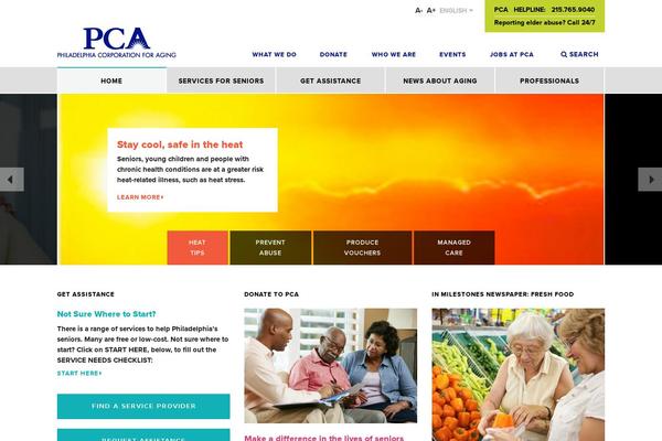 pcacares.org site used Wp_theme_lyquix-2.x