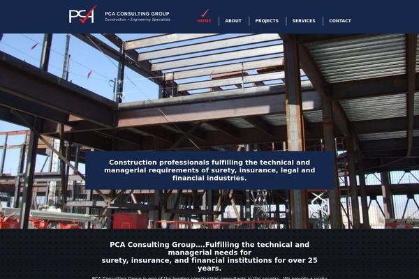 Pca theme site design template sample