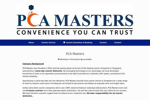 Vantage theme site design template sample