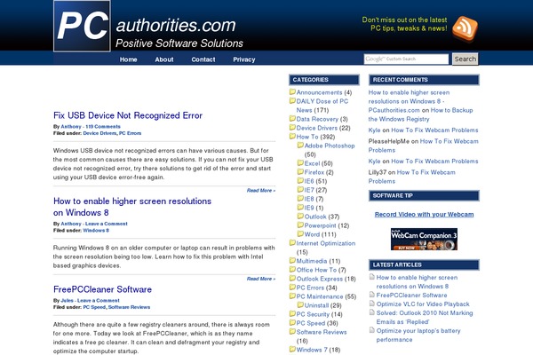 Revolution Code Blue theme site design template sample