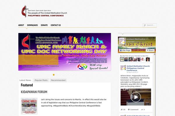 Supernova theme site design template sample