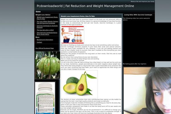 Contrast Style theme site design template sample