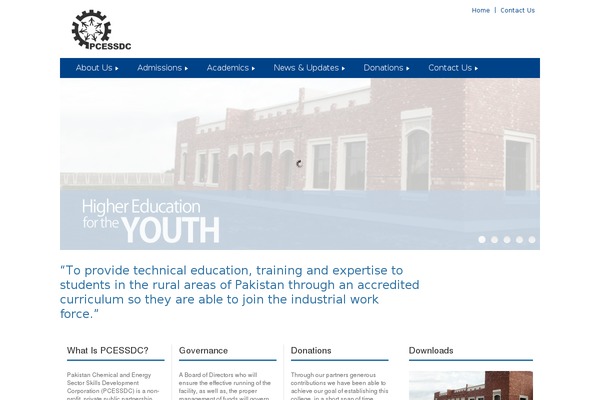 Site using Easing Slider plugin