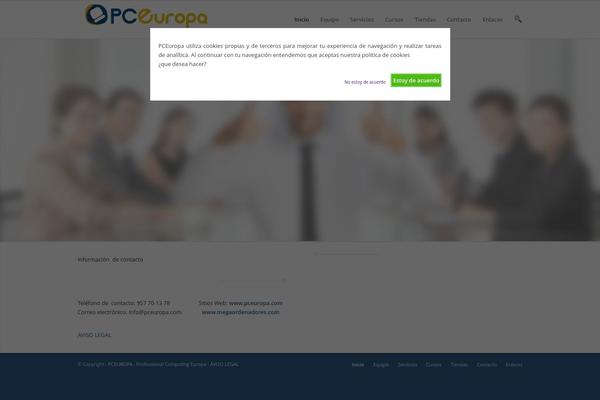 Site using Cookie-warning plugin