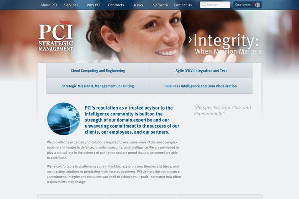 Pci theme site design template sample