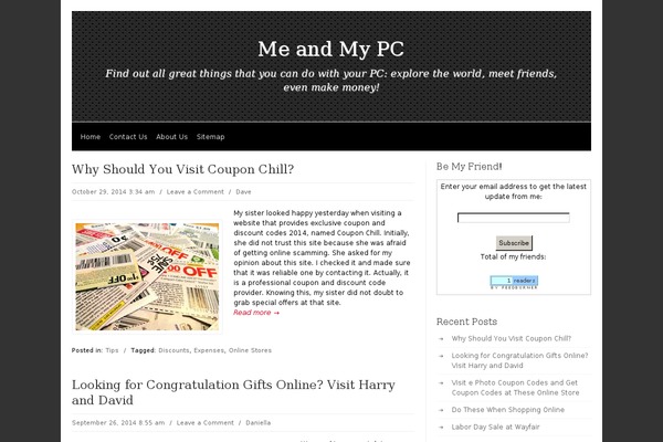 Canyon theme site design template sample