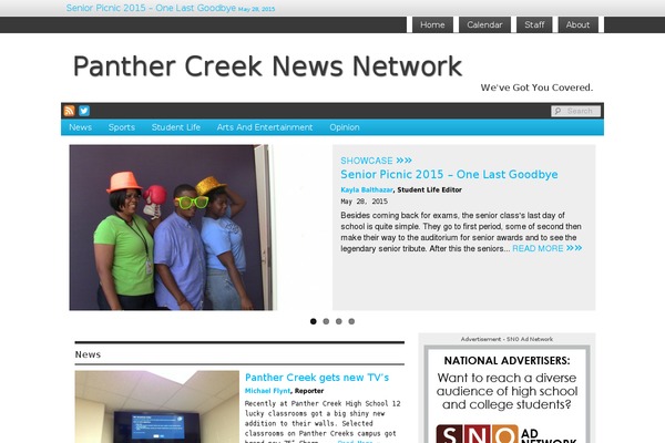 Sno Flex theme site design template sample