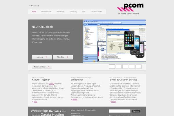 Twicet theme site design template sample