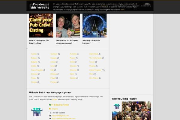 Time theme site design template sample