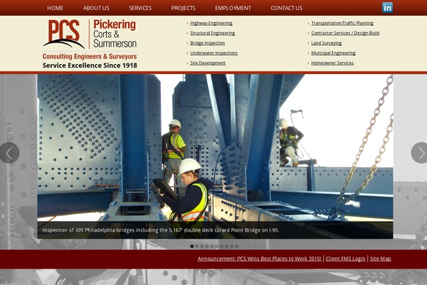 pcs-civil.com site used Pcs