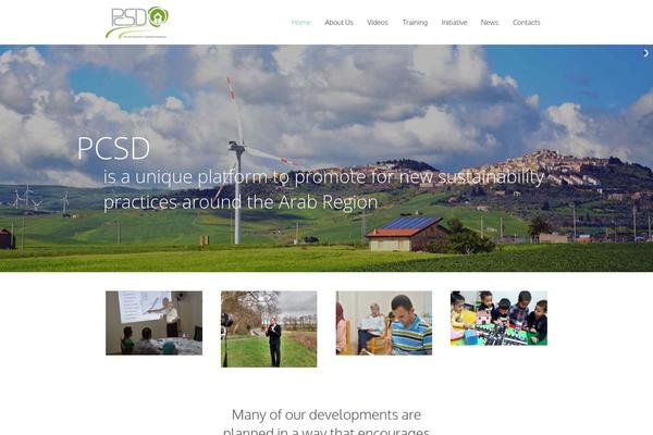 Eco Nature theme site design template sample