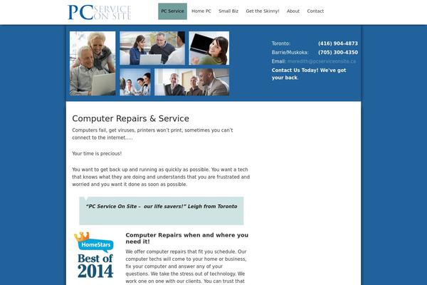 pcserviceonsite.ca site used Genesis-pb
