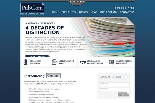 Pcs theme site design template sample
