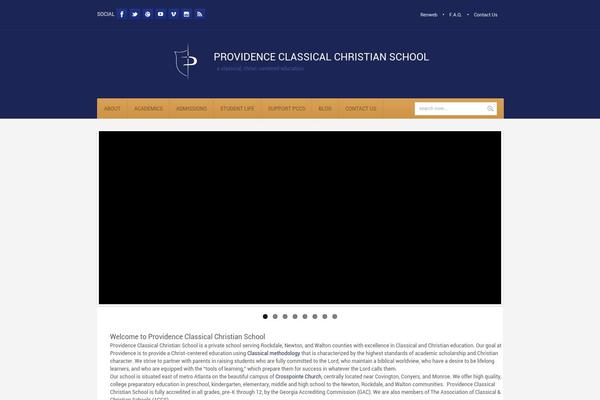 WP Education theme site design template sample