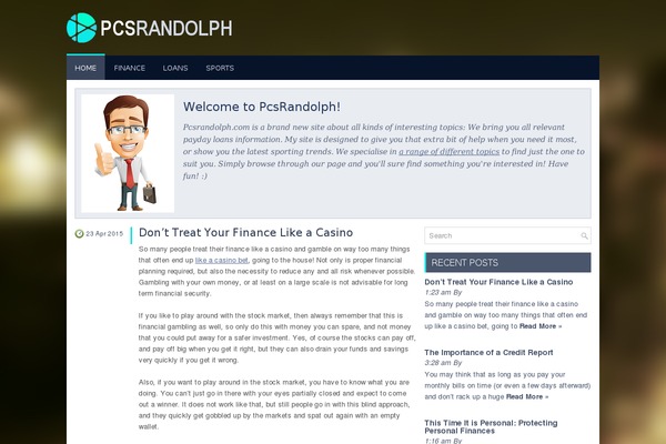 Biztrend theme site design template sample