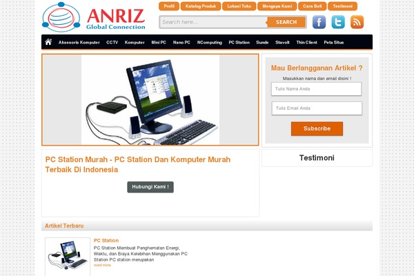 Bisnis theme site design template sample