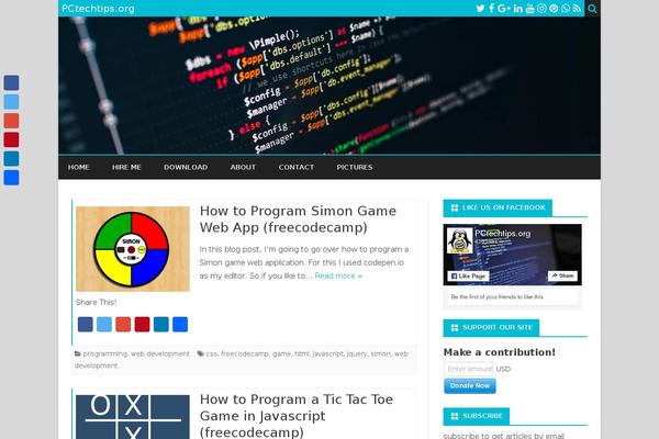 Ribosome theme site design template sample