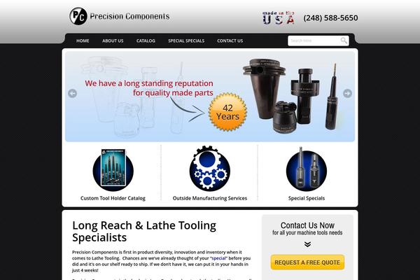 Precision theme site design template sample