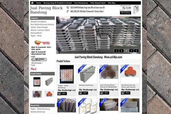 Minimarket theme site design template sample