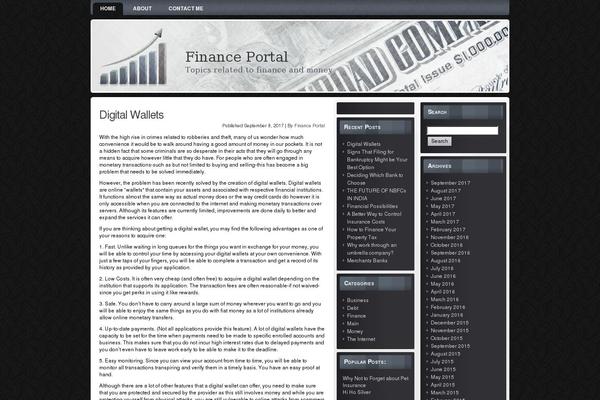 Stock_graph theme site design template sample