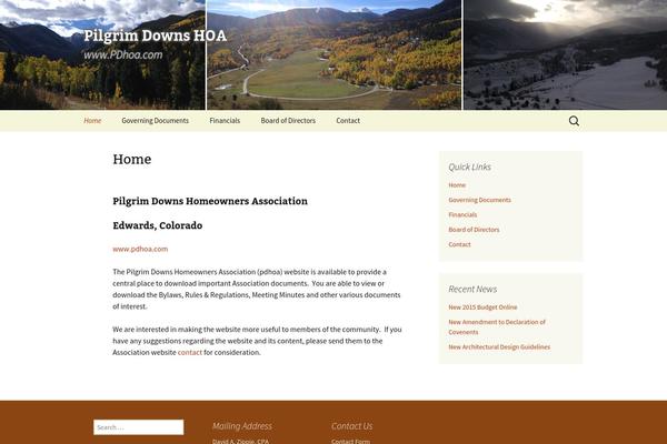 Twentythirteen Child theme site design template sample