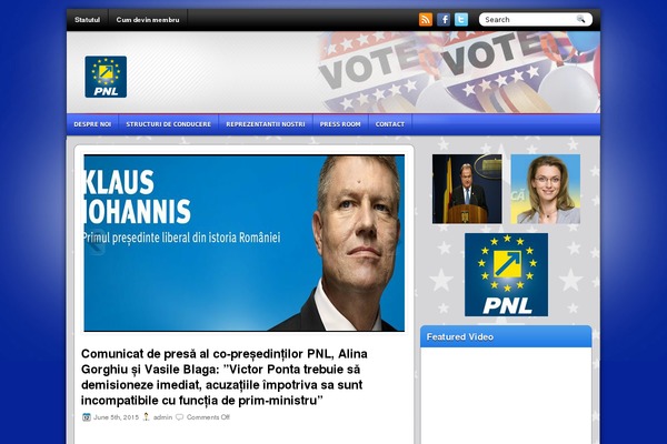 Election2012 theme site design template sample