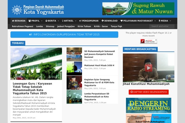 Site using Daily-prayer-time-for-mosques plugin